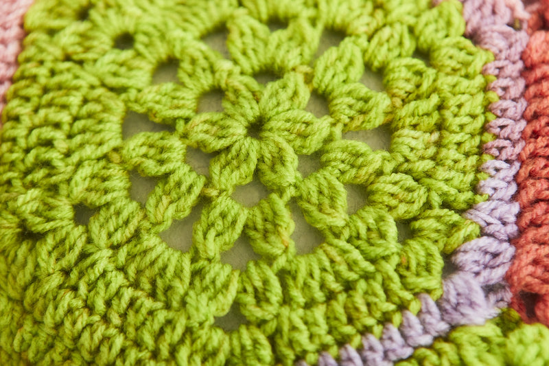 Hexagon Blossom Afghan (Crochet)