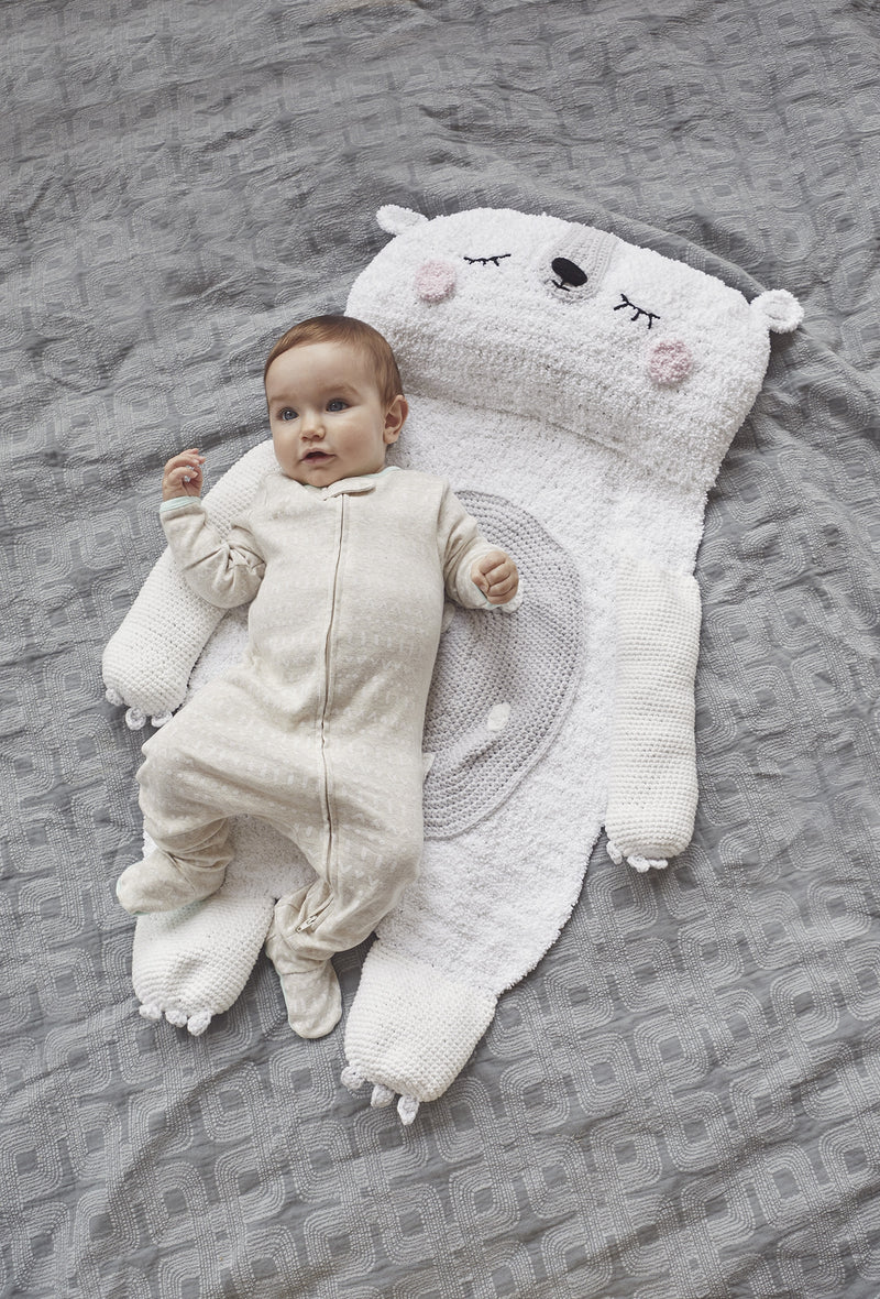 Polar Bear Baby Mat (Crochet)