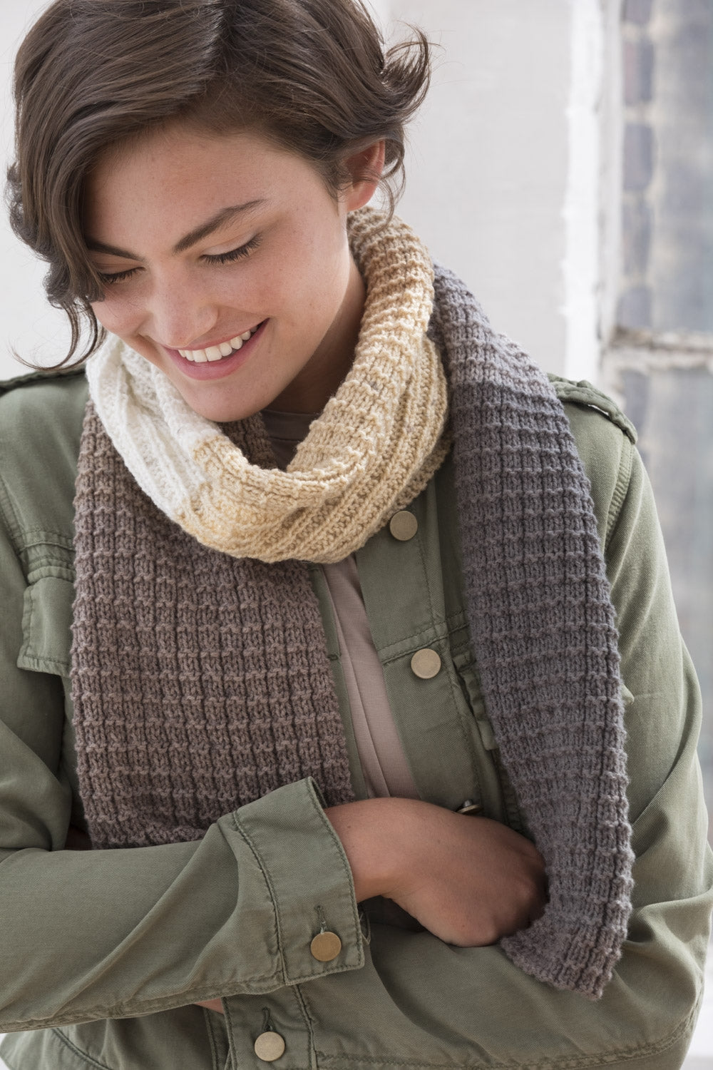 Seneca Scarf (Knit) – Lion Brand Yarn