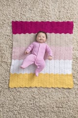 Happy Baby Ripple Afghan (Crochet) thumbnail