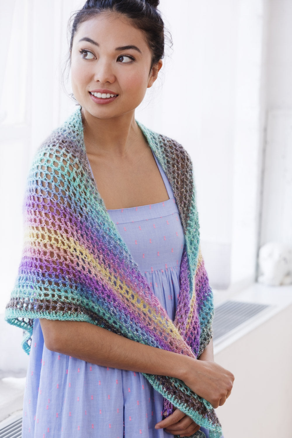 Teterboro Shawl (Crochet) – Lion Brand Yarn