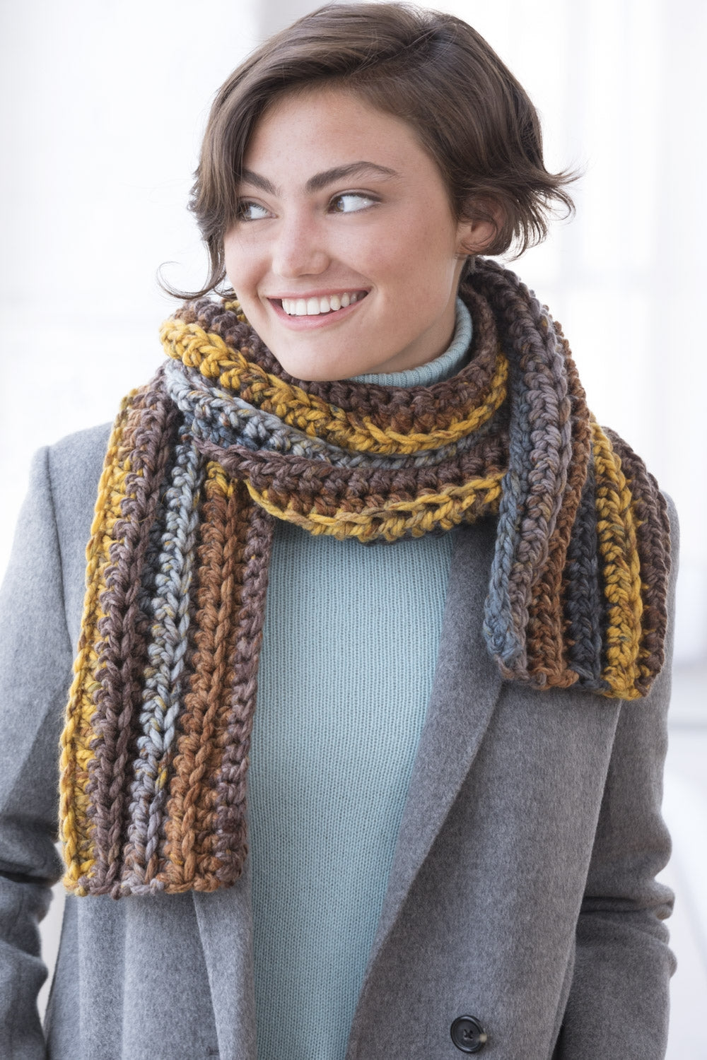Tenafly Scarf (Crochet) – Lion Brand Yarn