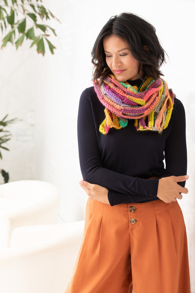 Shawl of Many Colors (Crochet)