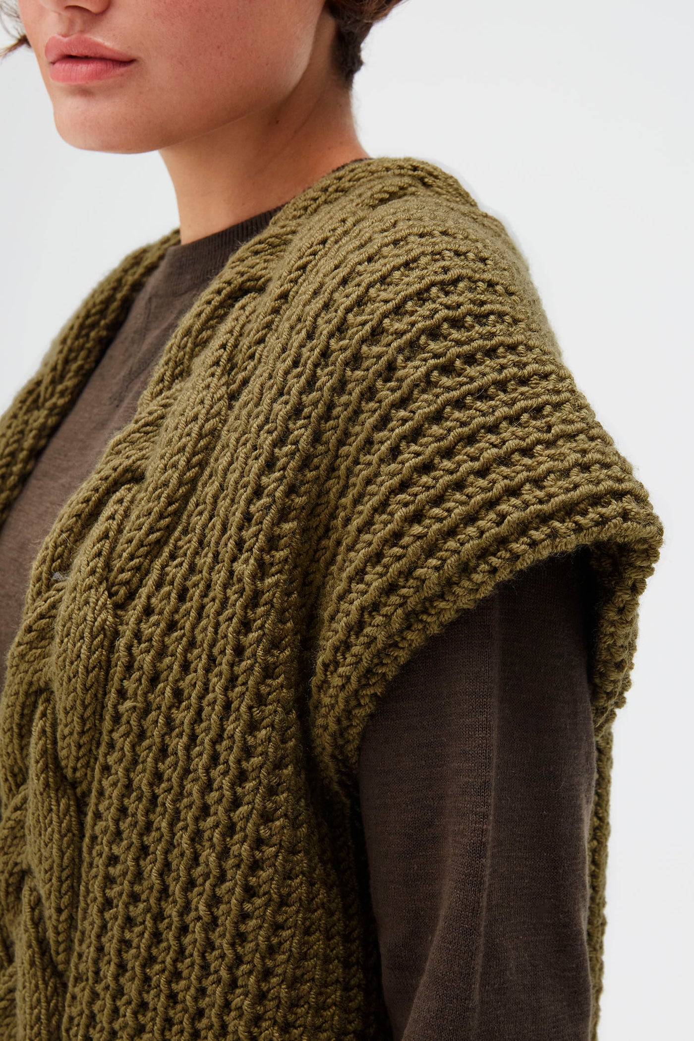 Catskills Ruana (Knit) – Lion Brand Yarn