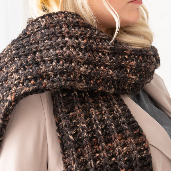なち HANG SCARF KNITブラウン Hand Knit Scarf – Denis Colomb Lifestyle