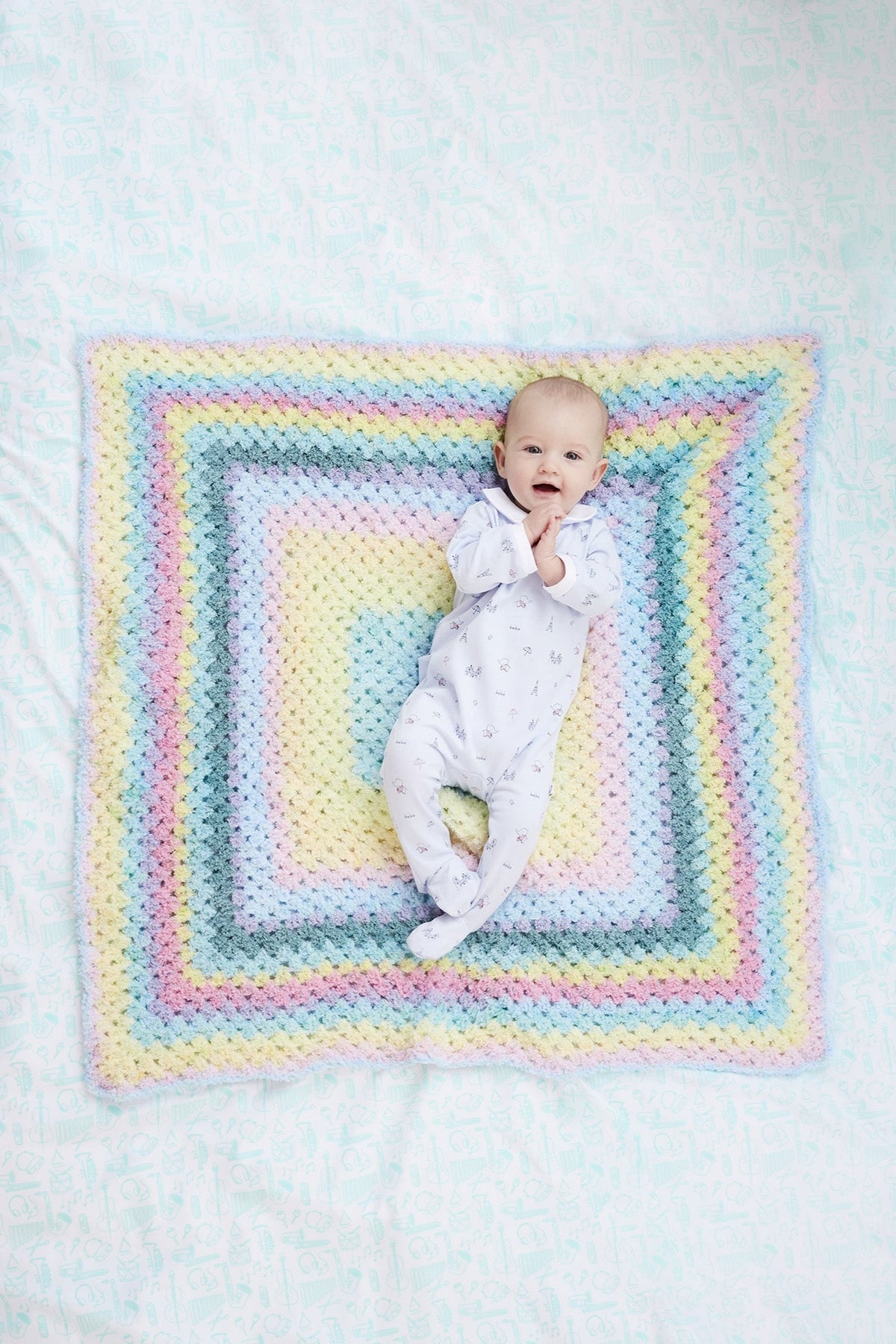 Parker Baby Blankie (Crochet) – Lion Brand Yarn
