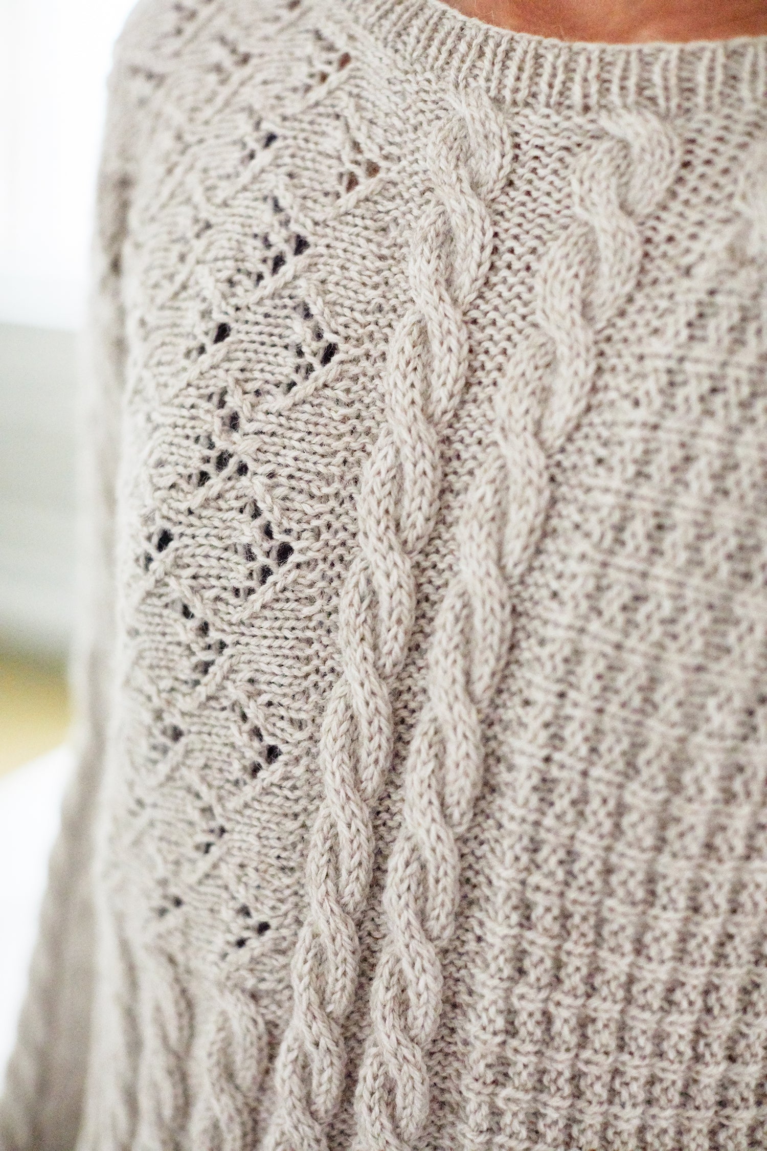 Slouchy Sampler Sweater (Knit) – Lion Brand Yarn
