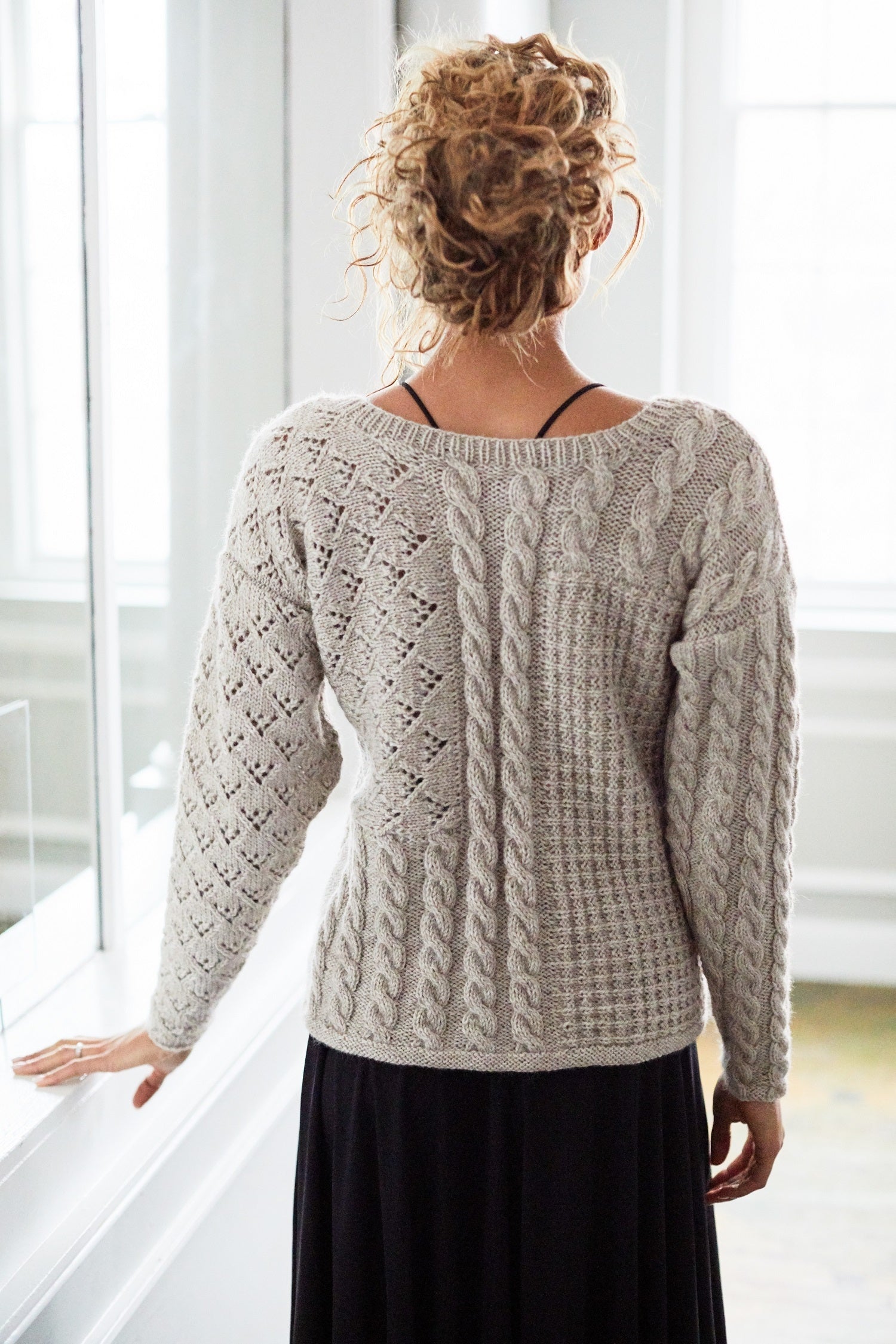 Slouchy Sampler Sweater (Knit) – Lion Brand Yarn