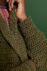 Balham Hooded Cardigan (Crochet) thumbnail