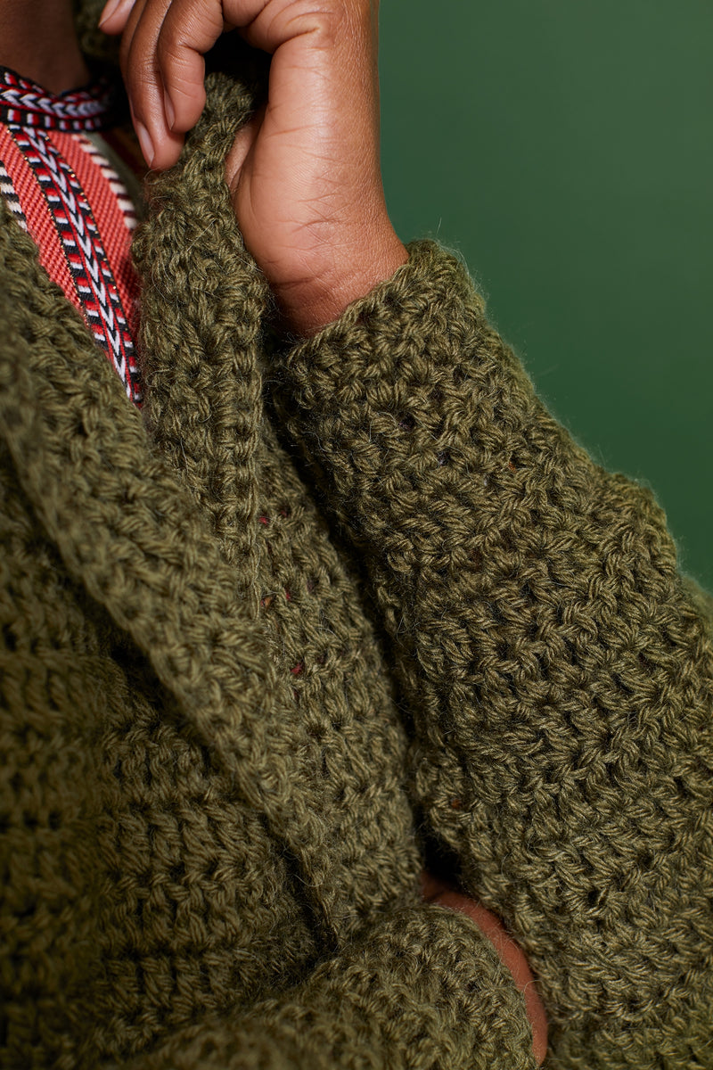 Balham Hooded Cardigan (Crochet)