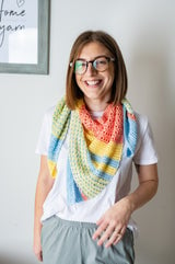 Tri-Color Shawl (Crochet) thumbnail