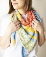 Tri-Color Shawl (Crochet)