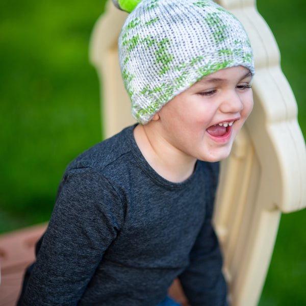 Beginner's Knitted Hat Kit - Choose Your Color - Expression Fiber