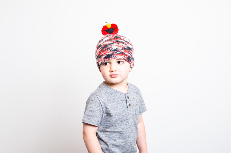 Knit Elmo Hat
