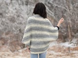 Crochet Kit -  Light Frost Easy Blanket Sweater thumbnail