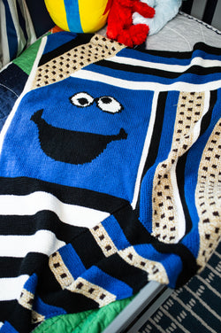 Cookie Monster Blanket (Knit)