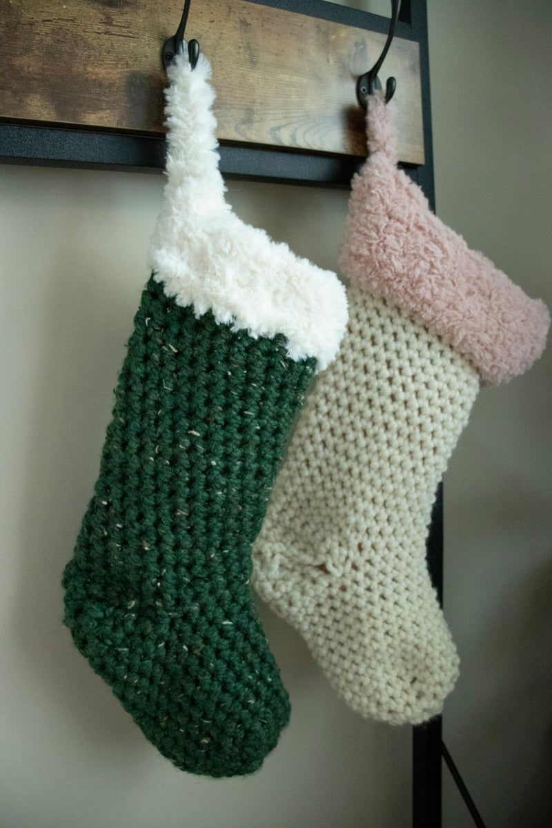 Luxe Holiday Stocking (Crochet)