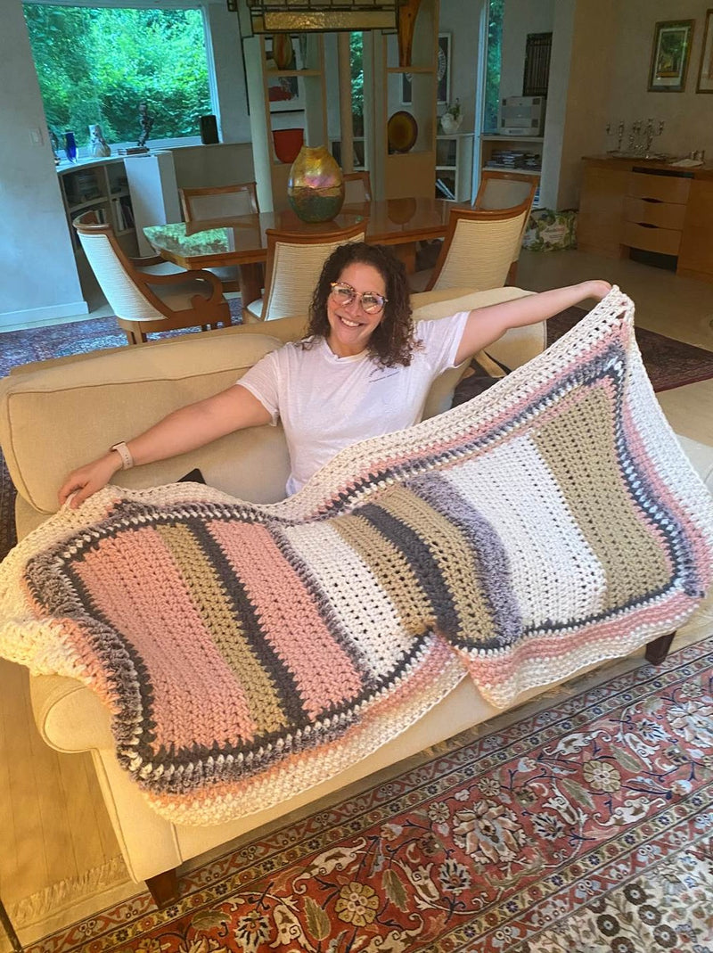 Shi's Freeform Blanket (Crochet)