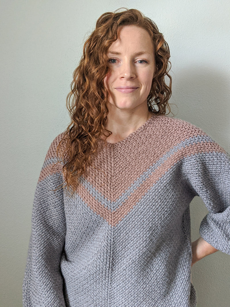 Turning Points Sweater (Crochet)