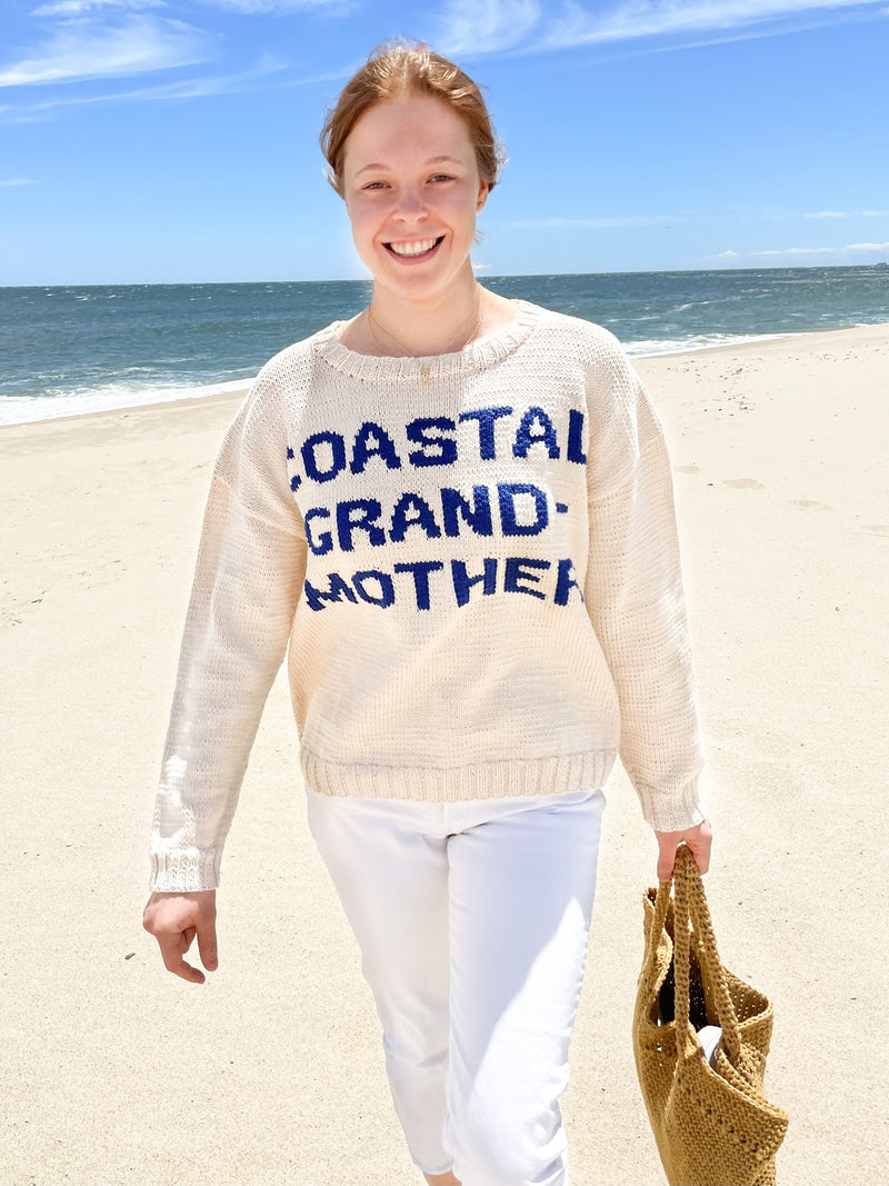 Coastal Grandmother Sweater (Knit)
