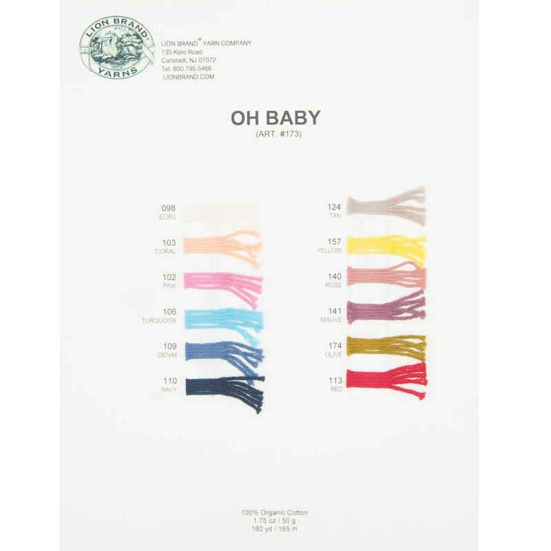 A Star is Born: Oh Baby Yarn Color Card