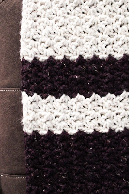 Crochet Kit - The Rugby Blanket