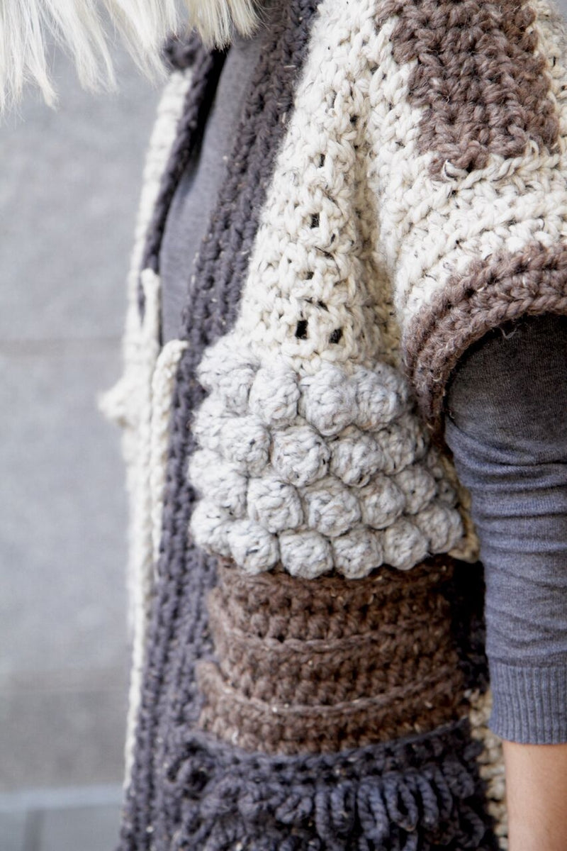 Crochet Kit - Sherpa Poncho