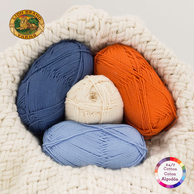 Color Palette - 24/7 Cotton® Yarn - Ship Ahoy – Lion Brand Yarn