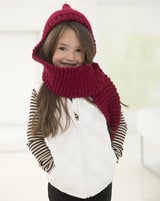 Simple Hooded Scarf (Knit) thumbnail