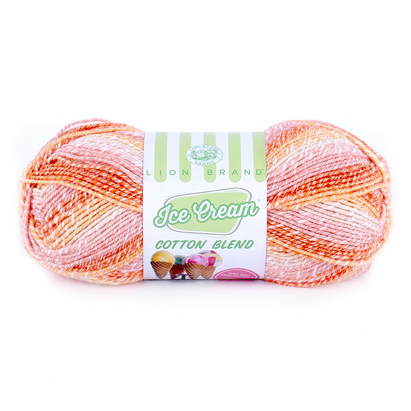 Ice Cream® Cotton Blend Yarn - Discontinued – Lion Brand Yarn