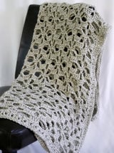 Crochet Kit - Snowflake Lace Throw thumbnail