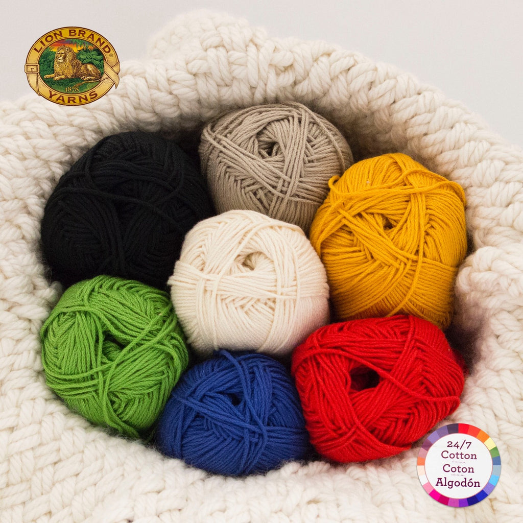 Color Palette - 24/7 Cotton® Yarn - Just Spring – Lion Brand Yarn