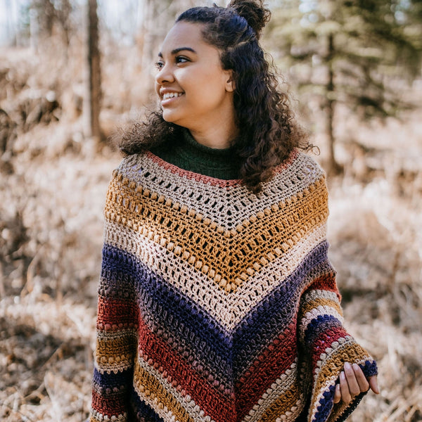 momo様　CASA FLINE ウールボアコート　イエナ 岩堀セリコラボ Crochet Kit - Wasilla Poncho (Adult) – Lion Brand Yarn