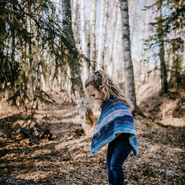 Crochet Kit - Wasilla Poncho (Child) – Lion Brand Yarn