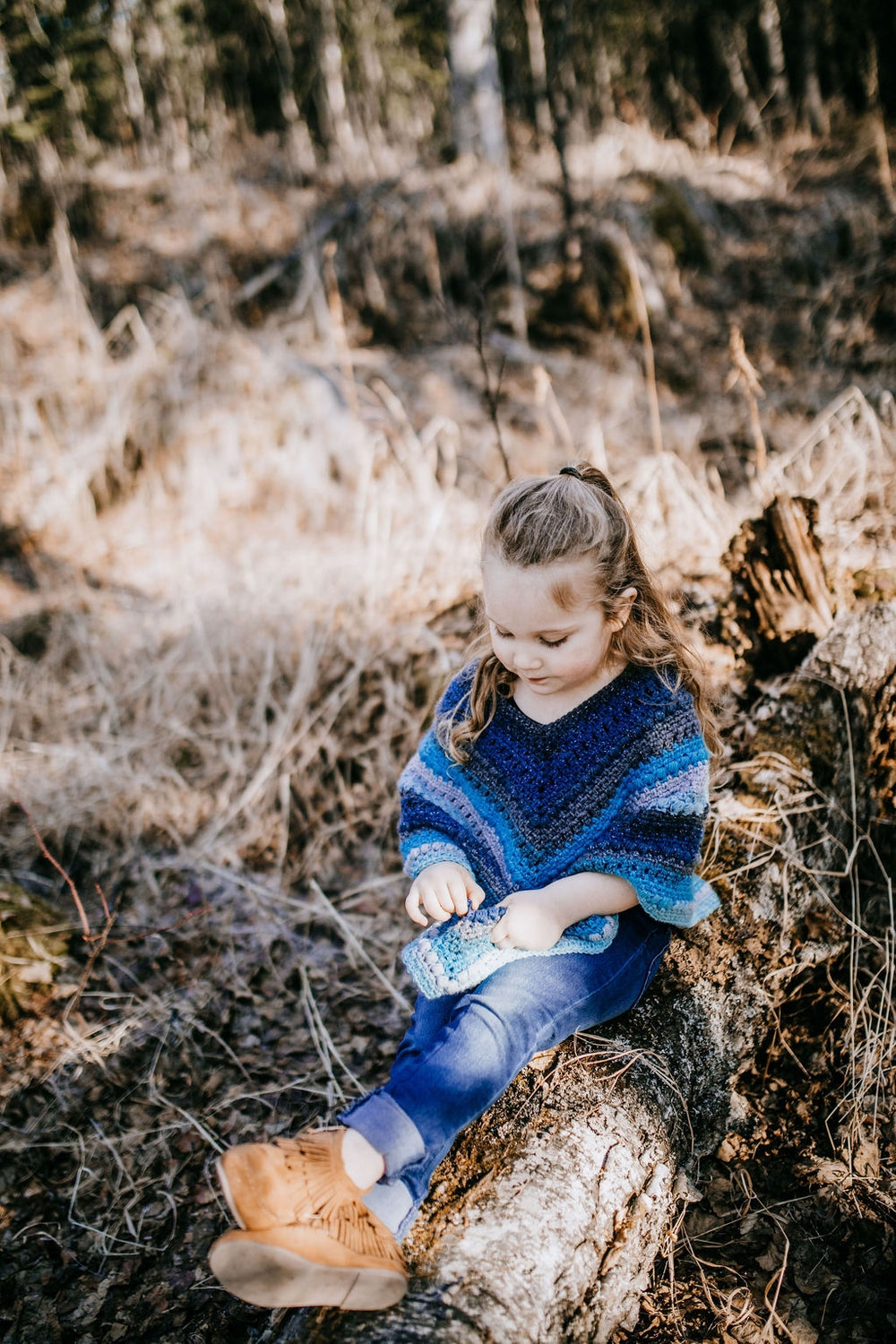 Crochet Kit - Wasilla Poncho (Child) – Lion Brand Yarn