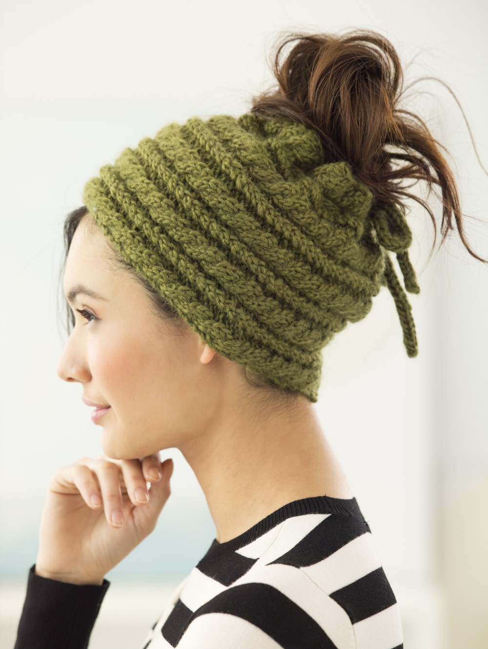 Bun Hat Knit