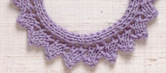 Knit Trim: Basic Lace