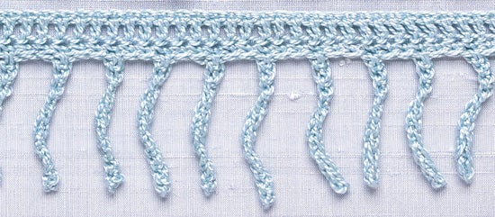 Crochet Trim: Slip Fringe