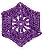 Crochet Motif 7: Hexagon Wheel