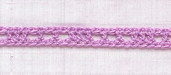 Crochet Trim: Eyelet Braid