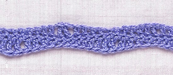 Crochet Trim: Long Waves