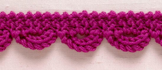 Knit Trim: Garter Stitch Loops