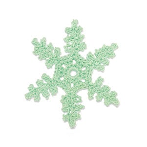 Crochet Snowflake: Plane Dendrite