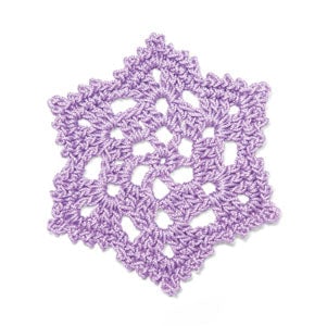 Crochet Snowflake: Rimed Crystal
