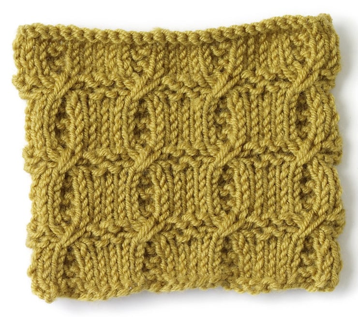 Knit Stitch: Cross Rib