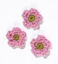 Crochet Flower: Apple Blossom