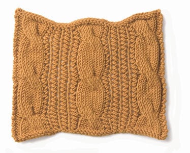 Knitting: Cable: Cable and Wheat