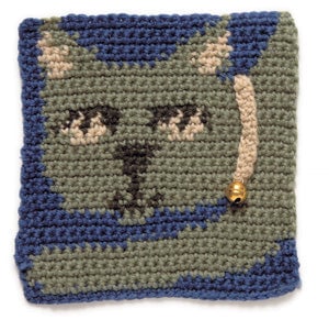 Stitchfinder: Crochet Block: Cat's Head