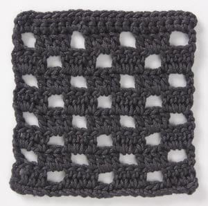 Crochet Stitch: Checkerboard