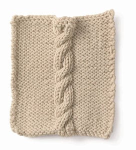 Knitting: Cable: Cruller